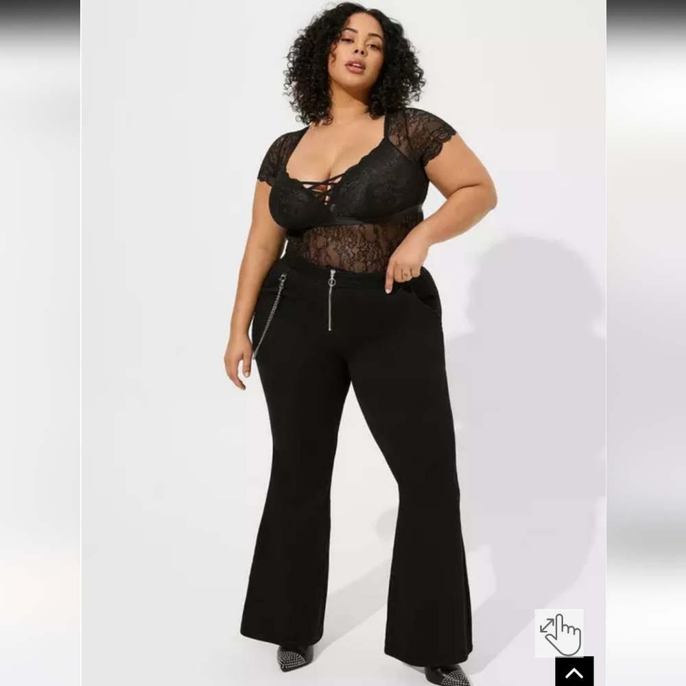 Perfect Super Flare Super Soft Denim Mid-Rise Jean